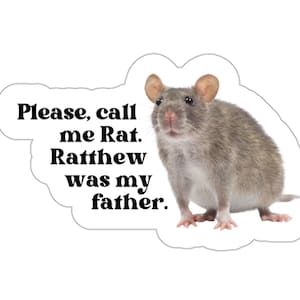 Call Me Rat Sticker