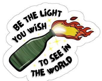 Be The Light Sticker