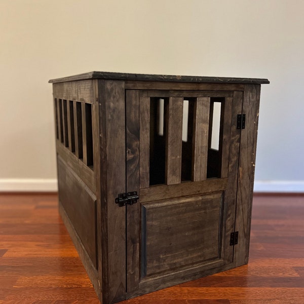 Dog Crate End Table Etsy