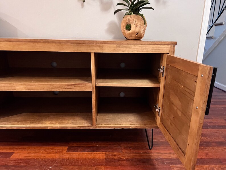 Modern Media Console Etsy