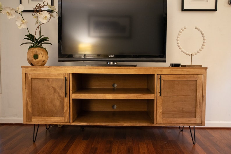 Modern Media Console Etsy