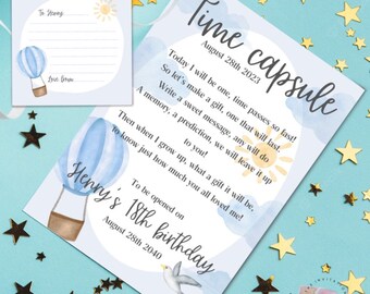 First Birthday Time Capsule | Children’s Birthday Keepsake | Age Time Capsule | Child's First Birthday momento