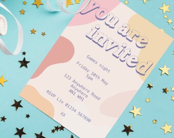 Customizable Birthday Invitations | Teen Party Invites