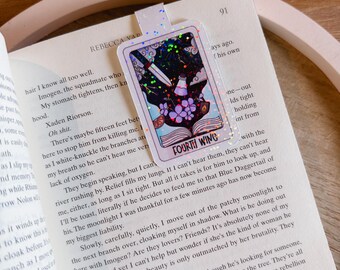 Fourth Wing Tarot Card Magnetic Bookmark | Holographic