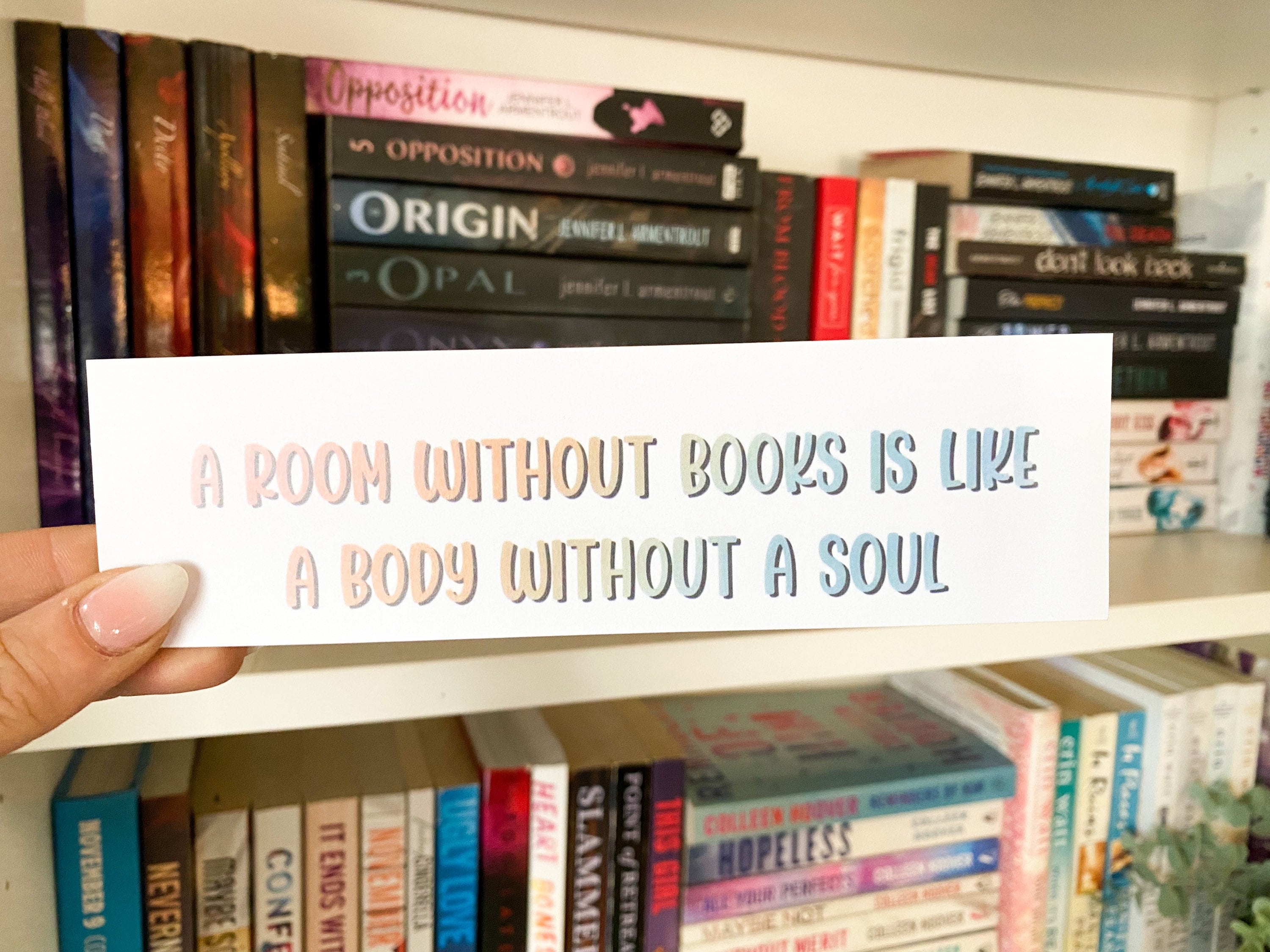 A Room Without Books is Like a Body Without a Soul | Cardstock ...