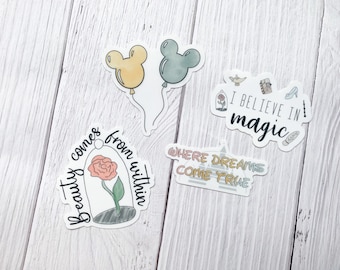 Disney Magic Inspired Die-Cut Stickers
