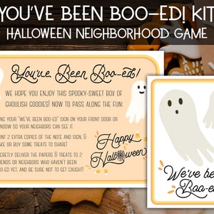 You've Been Booed Printable Kit | Boo Box | Halloween Neighbor Gift | Halloween Game | Tag Game for Neighbors
