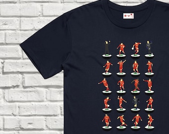 Liverpool Champions 24/25 Subbuteo-style T-shirt