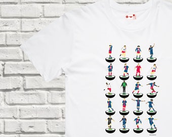 Paris Saint-Germain Legends Subbuteo-style T-shirt