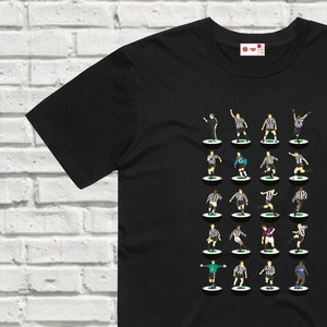Newcastle United 90s Subbuteo-style T-shirt