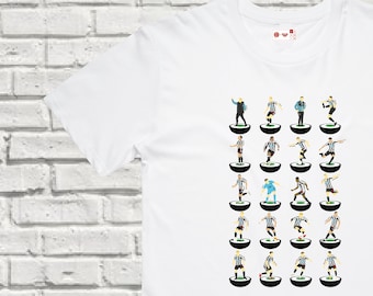 Newcastle United 22/23 Subbuteo-style T-shirt