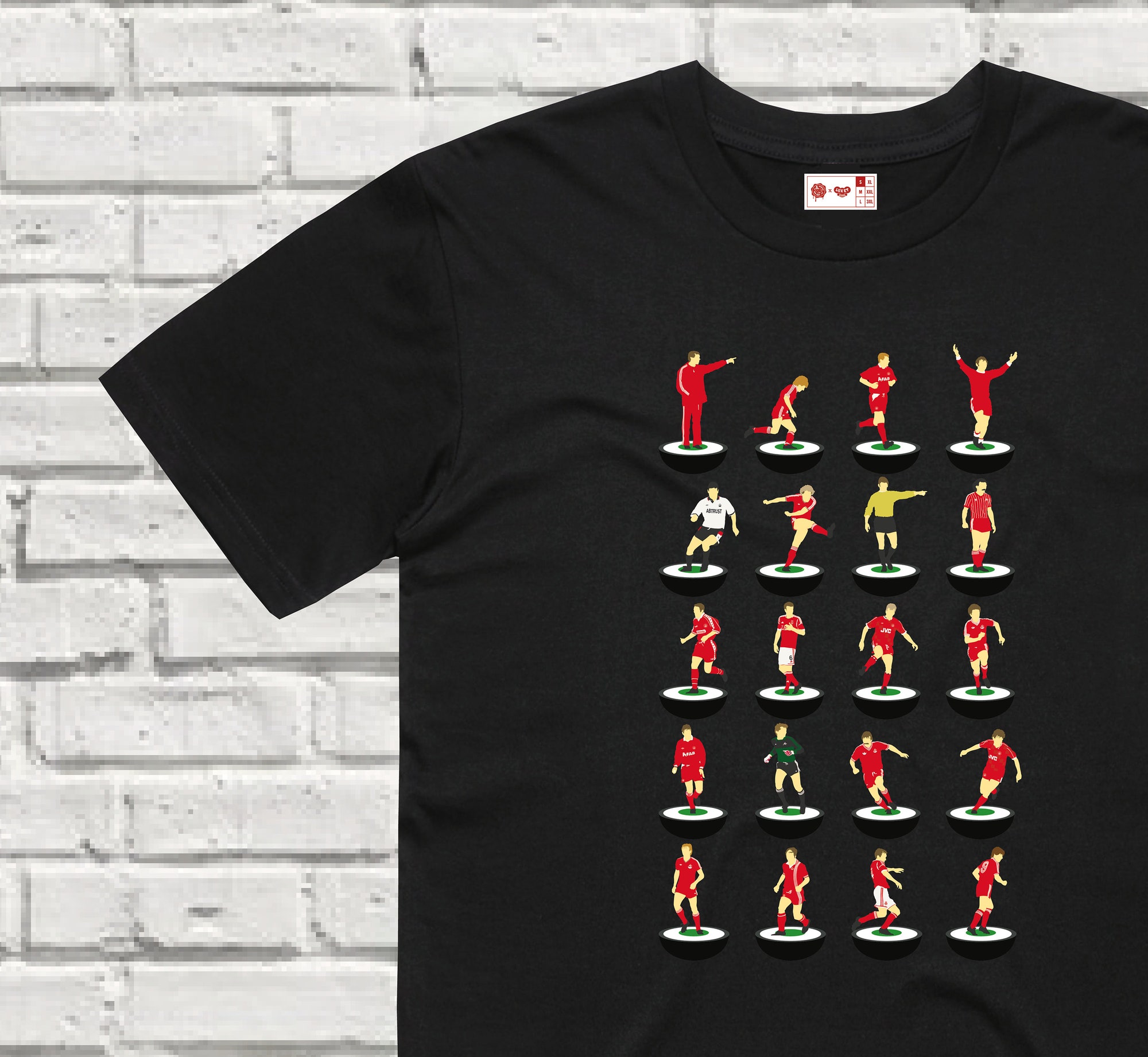 Discover Aberdeen Legends Subbuteo-style T-shirt