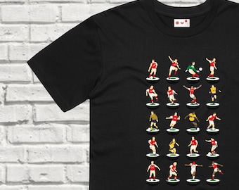 Camiseta estilo Subbuteo de las leyendas del Arsenal de los 90