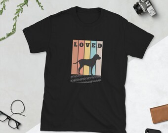 Loved Rescue Dog T-shirt, Loved Shelter Dog, Adopted Dog Shirt, My Dog Rescued Me, Dog Adoption Shirt, Rescue Dog Lover, Rescue Dog Owner
