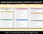 Home Business Startup Checklist. Work From Home With Your Own Home-Based Business, Start a Business and Become a Small Business Owner