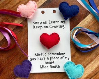 Pocket Hug | Pocket Hearts | End of year Teacher Gift to Students | teacher to student gift  | Student gift