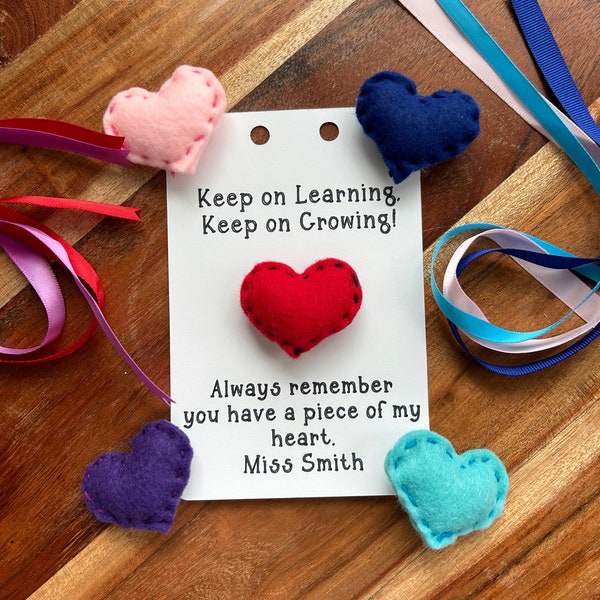 Pocket Hug | Pocket Hearts | End of year Teacher Gift to Students | teacher to student gift  | Student gift