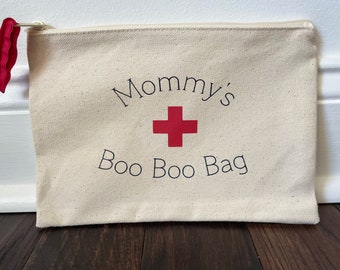 First Aid Bag | Mommy’s Boo Boo Bag | Ouch Pouch, | First Aid for Purse| First Aid boo boo | Baby Shower Gift |