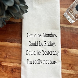 Retirement Gift | Funny Retirement Gift | Funny Tea Towel | Neighbor Gift | Gift Under 15