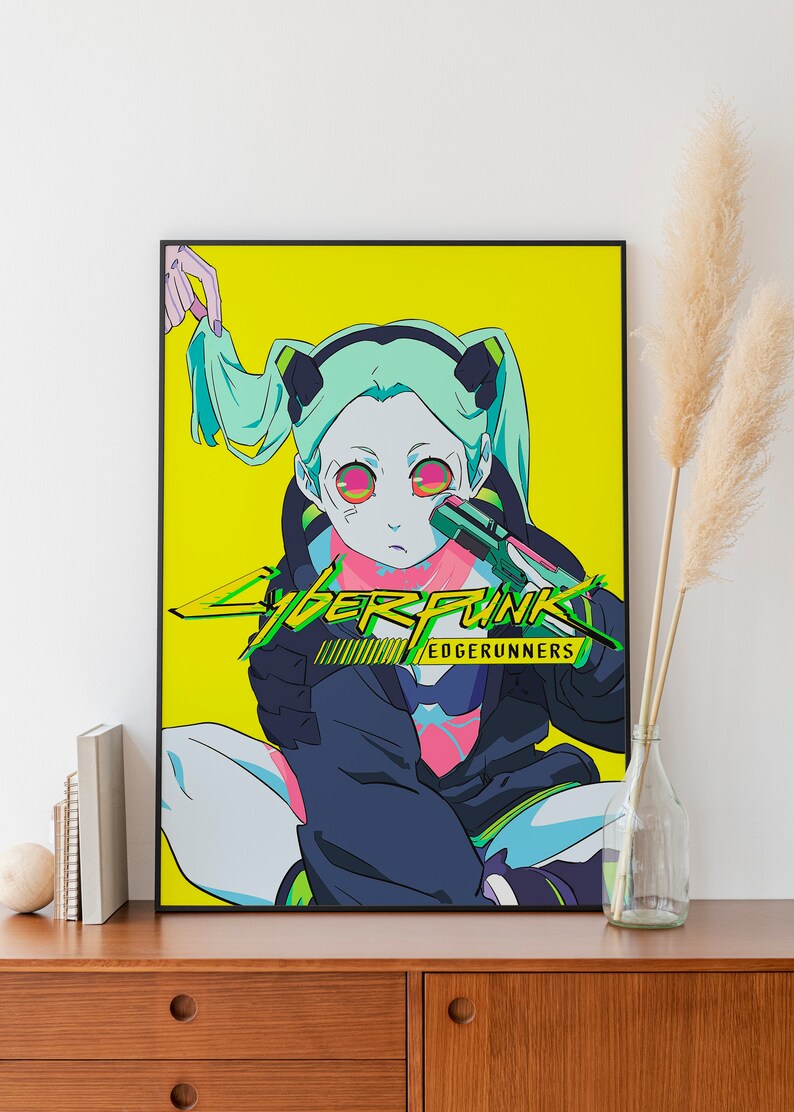 Cyberpunk Edgerunners Poster Cyberpunk Poster Wall Art Etsy