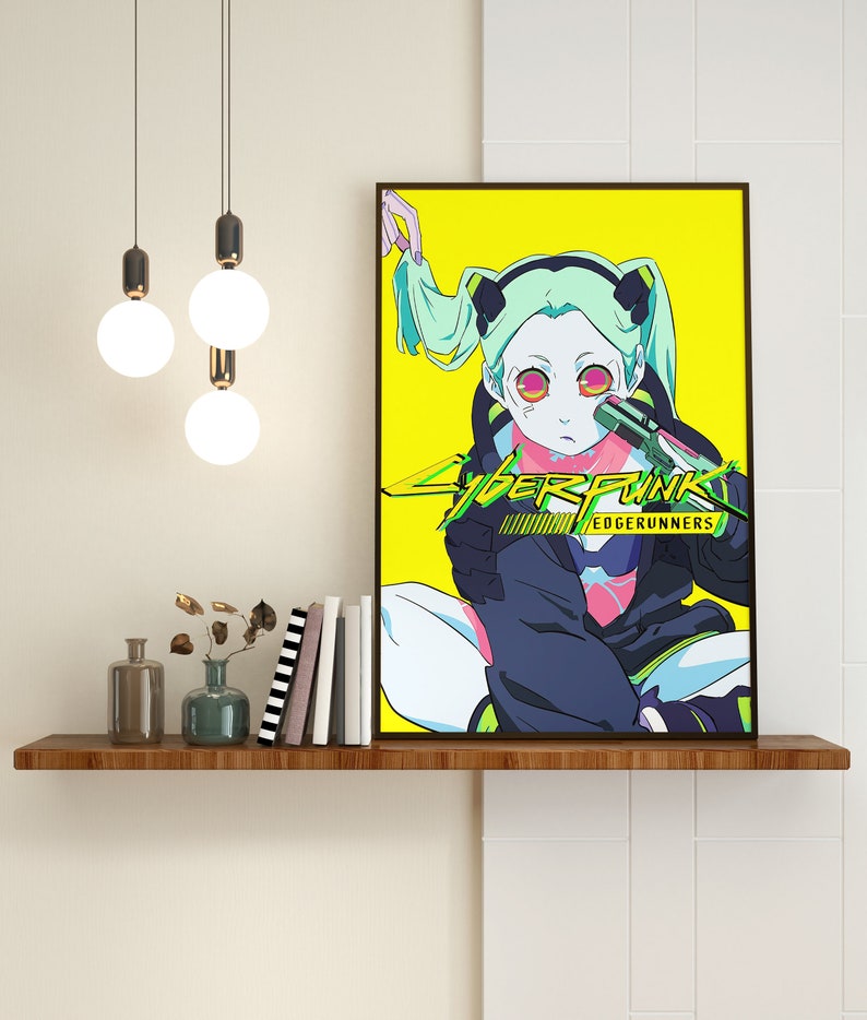 Cyberpunk Edgerunners Poster Cyberpunk Poster Wall Art Etsy