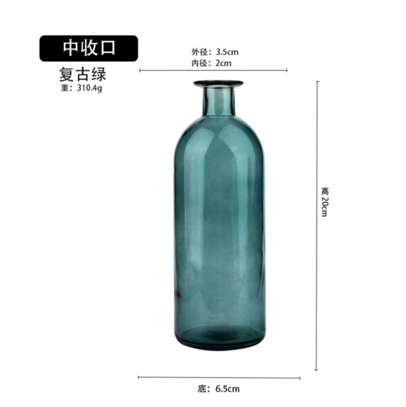 Apothecary Bottle Shape Glass Vases Nordic Style Pink Clear Etsy