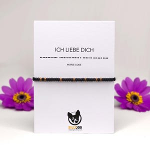 Personalisiertes Morse Code Armband | Armband Miyuki Glasperlen | Freundschaftsarmband | Armband mit geheimer Nachricht | Partnerarmband