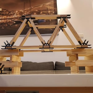 10 Kapla connectors (60 degrees) to make bridges and other structures (kapla etc)