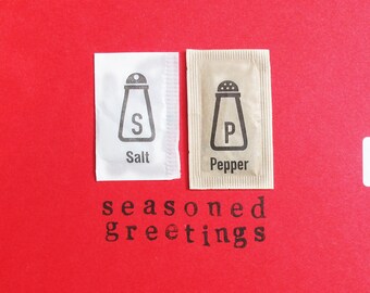 Seasoned Greetings Christmas Card