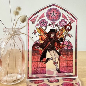 Hu Tao Butterfly Stained Glass Acrylic Standee 【Genshin Impact】