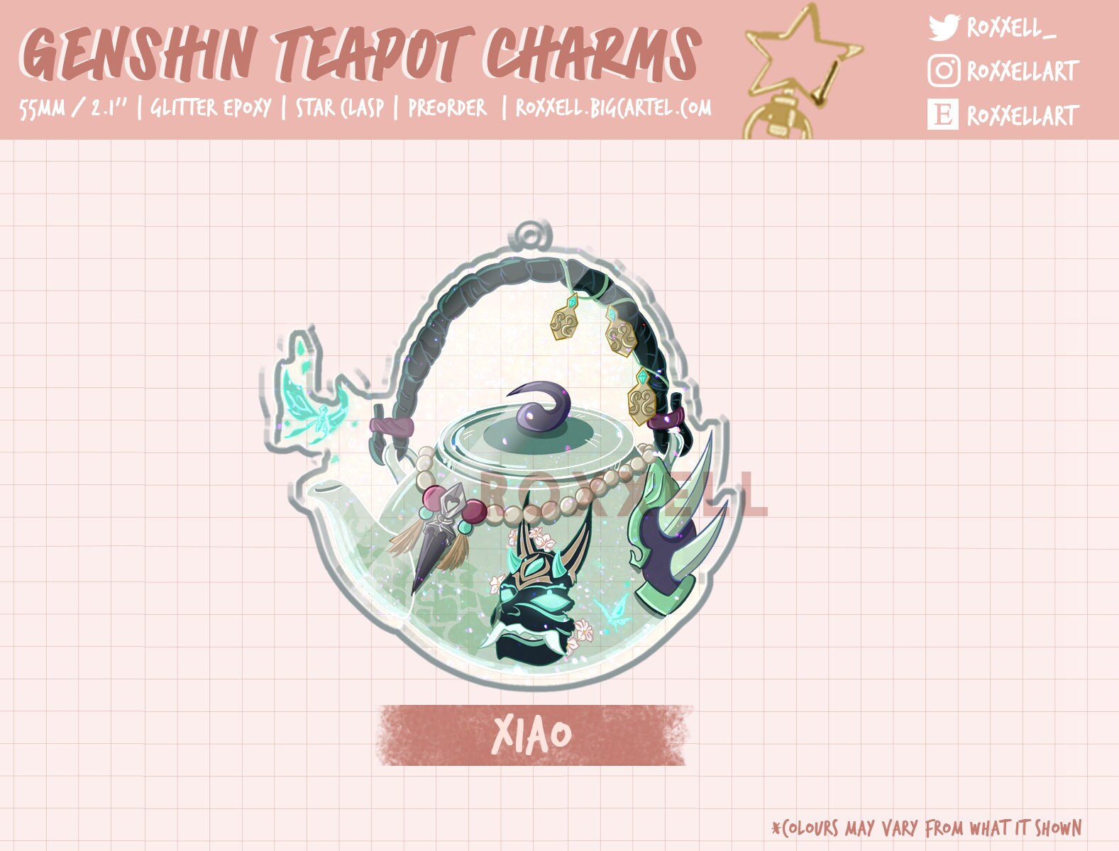 Genshin Teapots Acrylic Charms Etsy UK