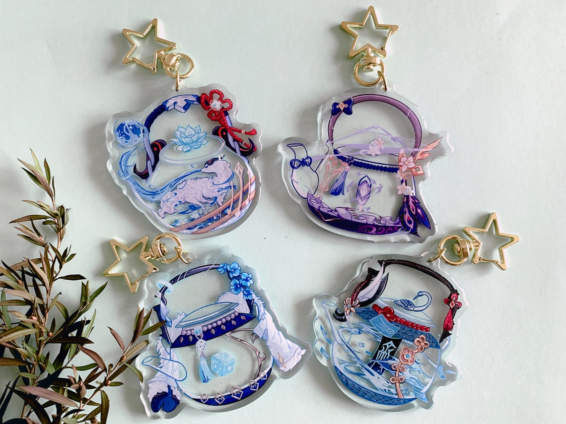 VOL 2 Genshin Teapots Acrylic Charms Etsy