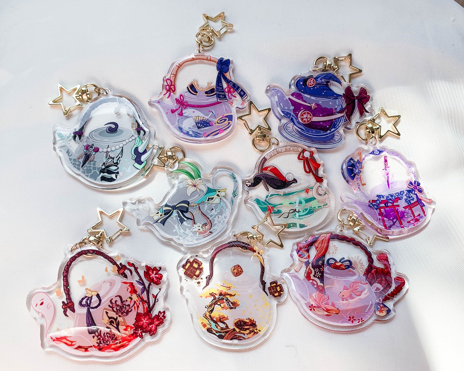 VOL 2 Genshin Teapots Acrylic Charms Etsy