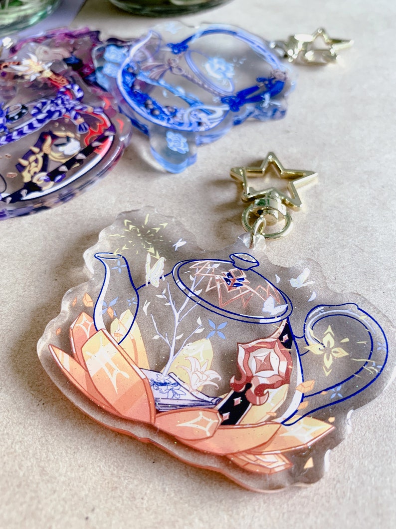 VOL 2 Genshin Teapots Acrylic Charms Etsy