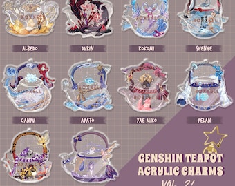 VOL 2 Genshin Teapots Acrylic Charms