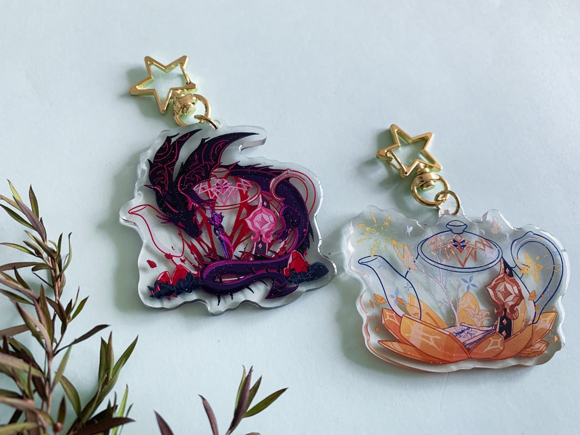 VOL 2 Genshin Teapots Acrylic Charms Etsy