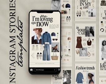40 Page LTK Instagram Story Canva Template Bundle | Editable Product Collages & Gift Guides for Influencers and Affiliate Marketing