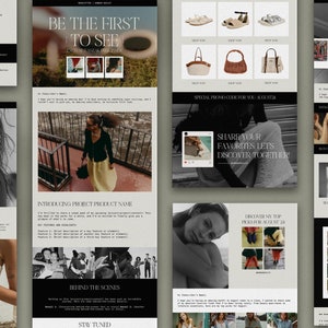 Flodek Email Newsletter Template, Email Newsletter, Flodesk Template, Flodesk Email Templates, Email Campaign, Email Collection