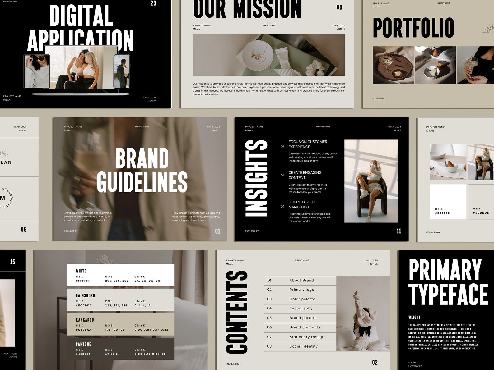 Brand Guidelines Canva Template, Brand Identity Guidelines, Brand Style ...
