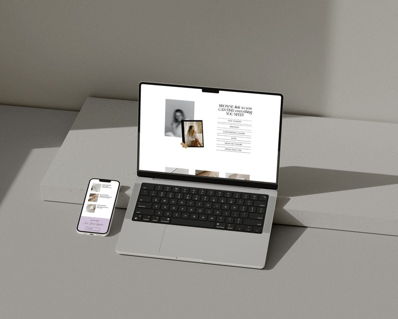 Showit Template, Showit Landing Page Template