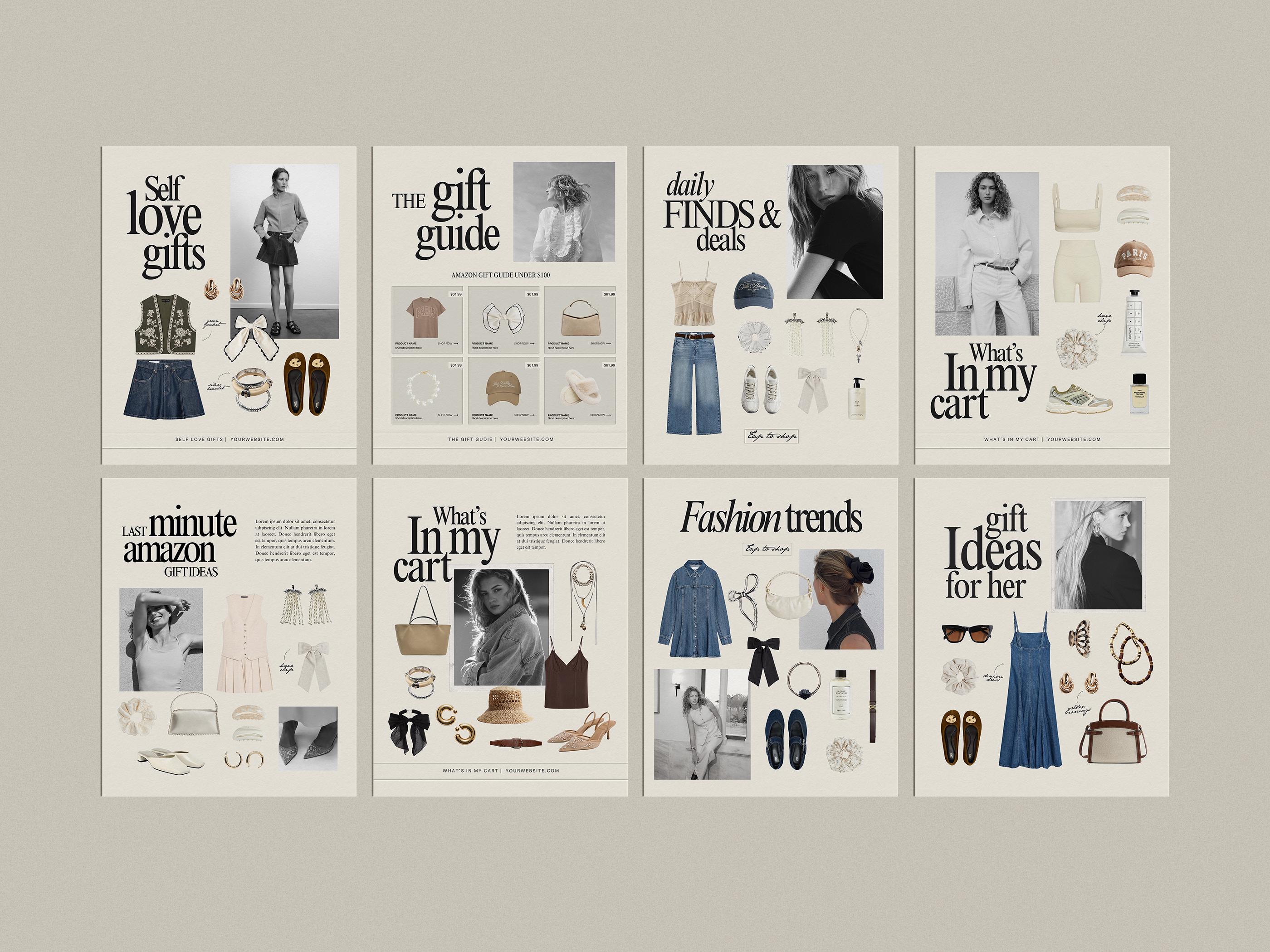 40 Editable LTK & Instagram Canva Templates | LTK Social Media Product ...