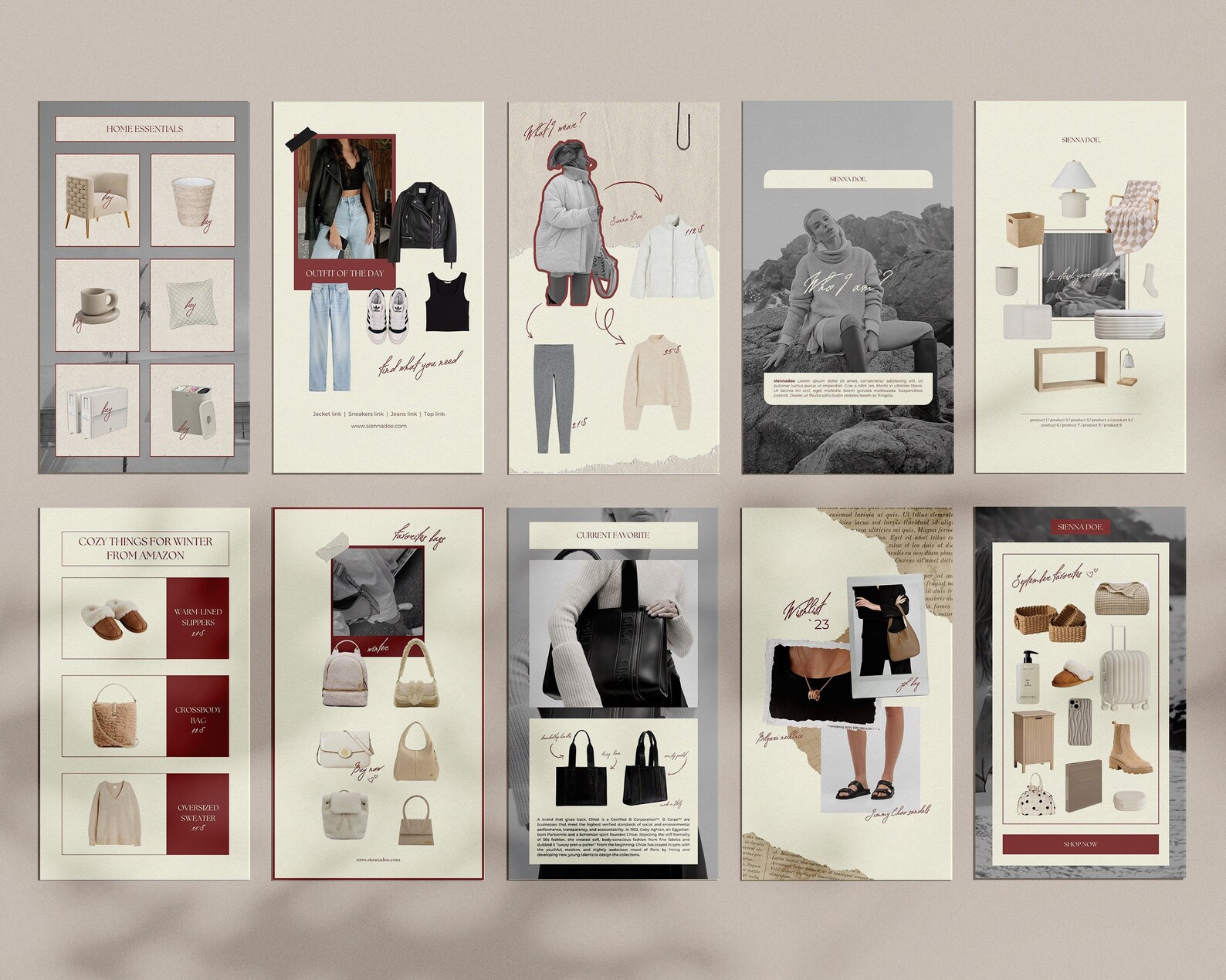 Canva LTK Instagram Story Template, Editable Fashion LTK Canva Template ...