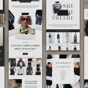 Flodek Email Newsletter Template, Email Newsletter, Flodesk Template, Flodesk Email Templates, Email Campaign, Email Collection