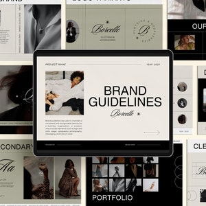 Canva Brand Guidelines Template, Brand Identity Guidelines,  Brand Style Guide, Brand Manual, Brand Guide,Brandbook Template, Canva Template