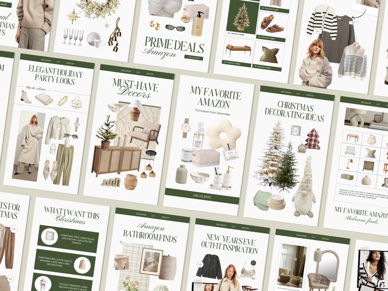 80 Christmas LTK Canva Template Bundle, LTK Instagram Story Template ...