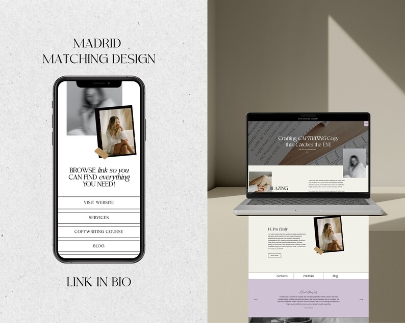 Showit Link In Bio Template