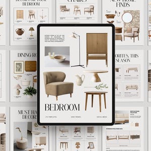 20 bearbeitbare LTK Instagram Canva-Vorlagen | Geschenk-Leitfaden LTK Designs & Interior IG Posts Bundle | Anpassbares Home Decor Social Media Kit