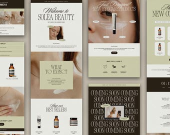 Flodesk メールニュースレターテンプレート | 編集可能なメールキャンペーンデザイン | Canvaグラフィックを使った企業・クリエイター向けマーケティングニュースレター