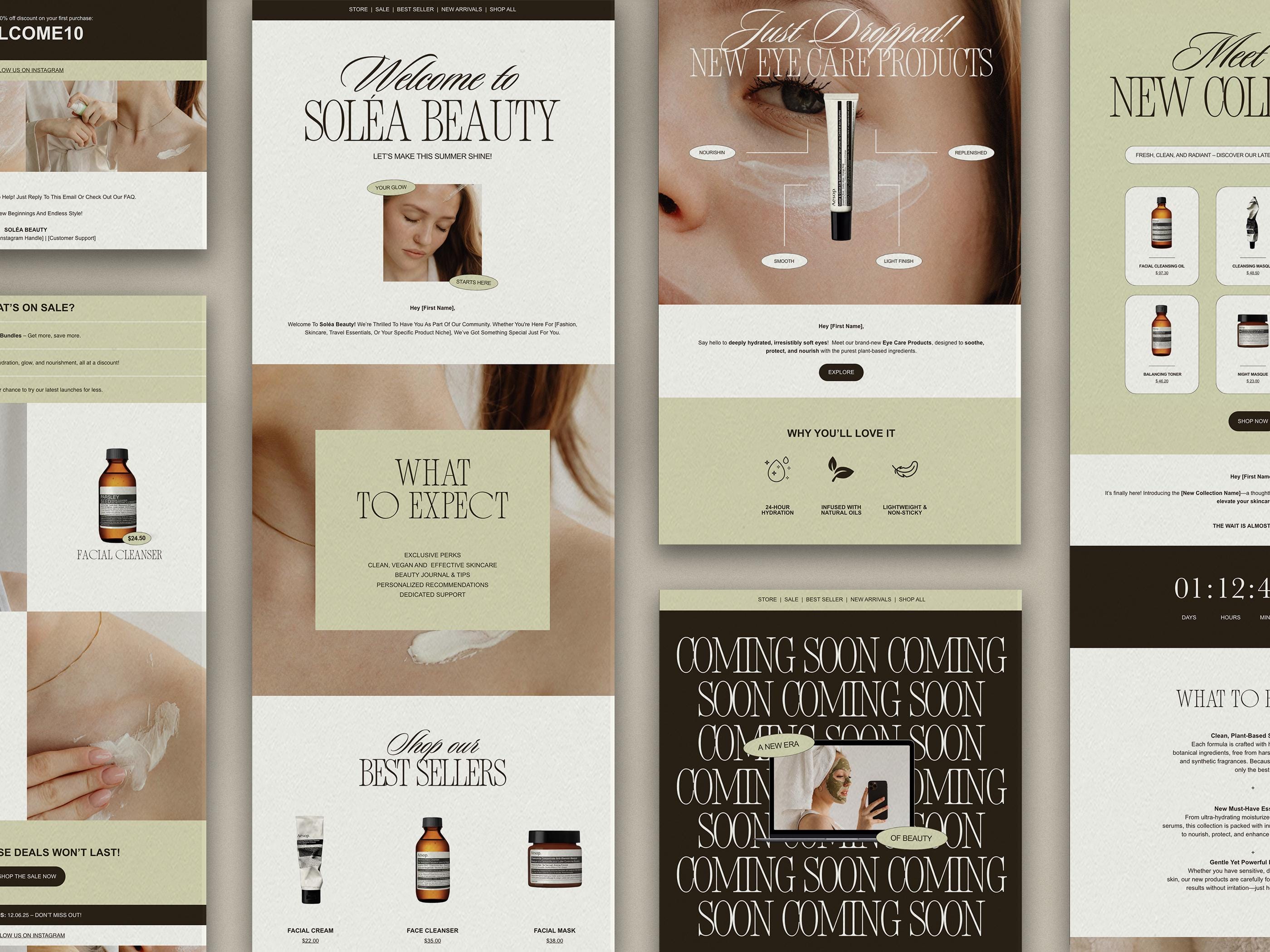 Newsletter Design Using Flodesk Flodesk Email Newsletter Canva Template | Editable Email Campaign ...