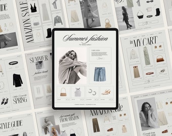 40 LTK Instagram Canva Template, Editable LTK Canva Template, Gift Guide Canva Template, LTK Fashion Template, Social Media Canva Template